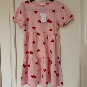 NWT J.Crew Tiered Heart Dress